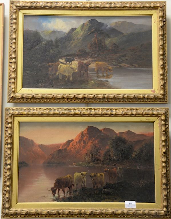 Appraisal: Pair of Francis E Jamieson - W Richards oil on