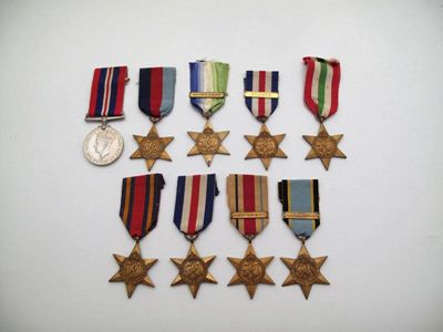 Appraisal: World War II Campaign Stars - Star Atlantic Star clasp