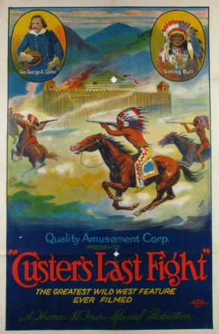 Appraisal: Movie poster Custer's Last Fight a Thomas H Ince Special