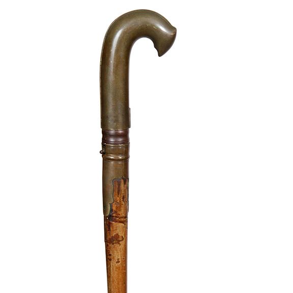 Appraisal: Monek Air Gun Cane Early th Century- This cane comes