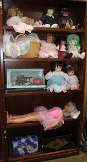 Appraisal: lot of Doll group including contemporary artist's examples My Size