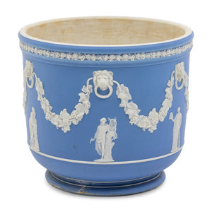 Appraisal: A Wedgwood Jasperware Cache Pot Height x width inches Property