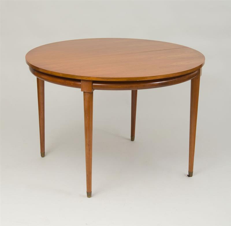 Appraisal: Style of T H Robsjohn Gibbings Extension Dining Table Cherry