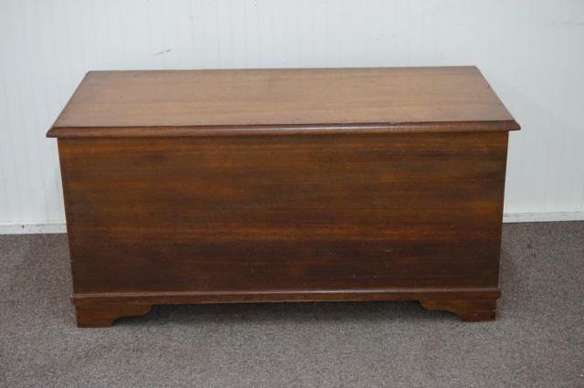 Appraisal: ca 's Walnut and Cedar Large Blanket Chest Produced in