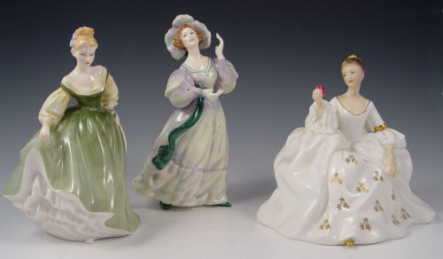 Appraisal: ROYAL DOULTON FIGURES To include My love '' Grand Manner