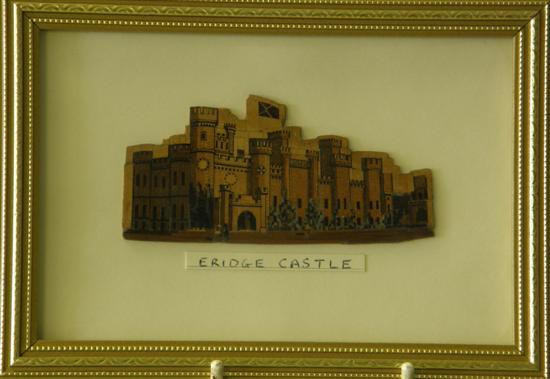 Appraisal: Tunbridge Ware tesserae mosaic of Eridge Castle PROVENANCE Alan Nicholson