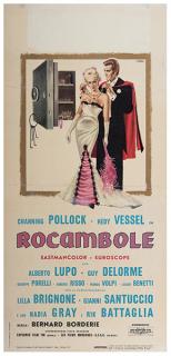 Appraisal: Pollock Channing Rocambole Rome Vecchioni Guadagno Noir-ish insert poster for