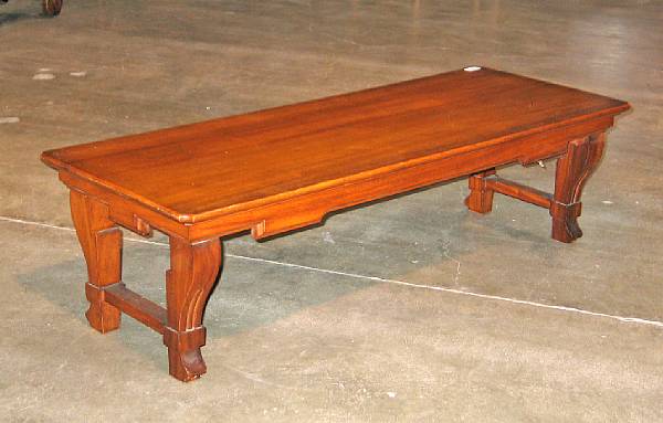 Appraisal: A Charles II style oak table modern height in width