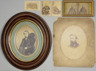 Appraisal: Civil War Photos inc Thomas Signed CDV Grant Johnson Group