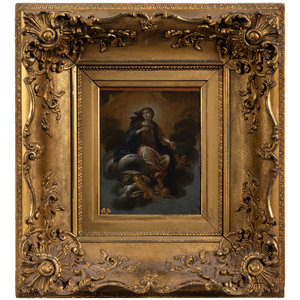 Appraisal: Italian School th th Century The Madonna with Cherubs oil