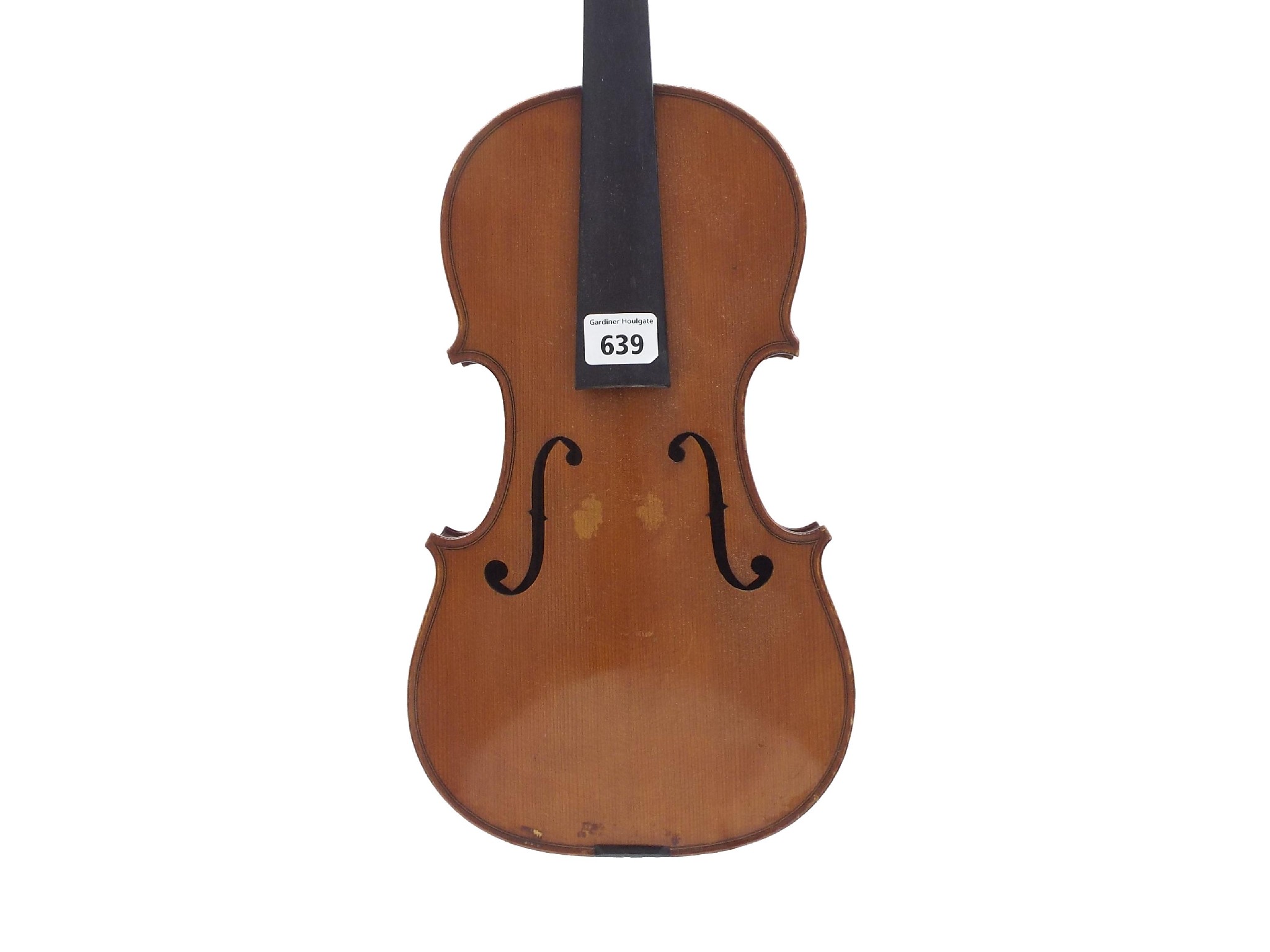 Appraisal: French violin labelled J Didelot Lutherie Loraine circa cm