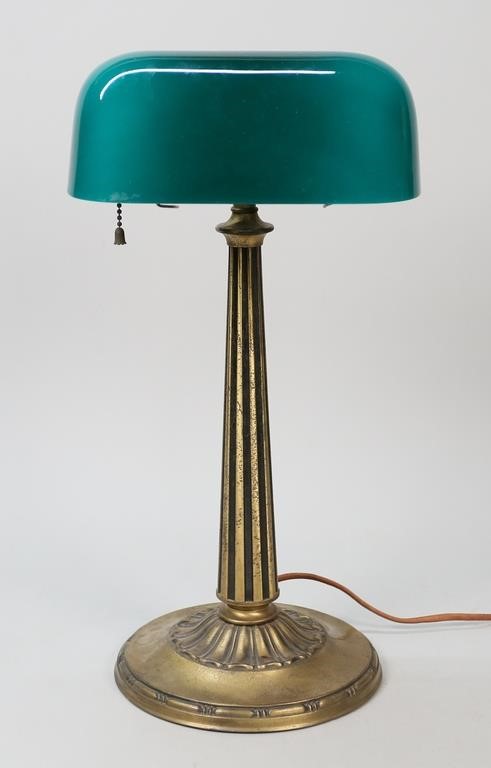 Appraisal: Emeralite desk lamp number by H G McFaddin Co Lamp