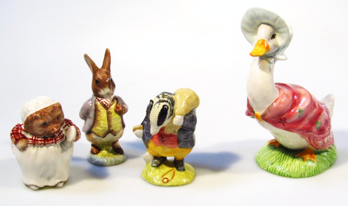 Appraisal: Various Royal Albert Beatrix Potter figures to include Jemima Puddle