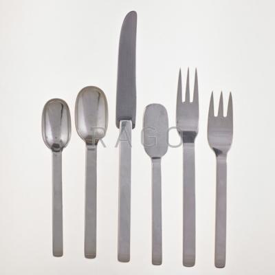 Appraisal: PORTER BLANCHARD Assembled set of sterling flatware for six in