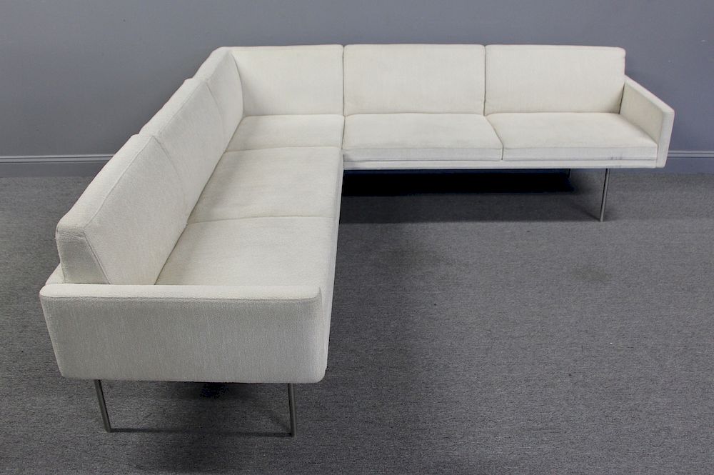 Appraisal: KNOLL Sectional Style Sofa From an Upper East Side NYC