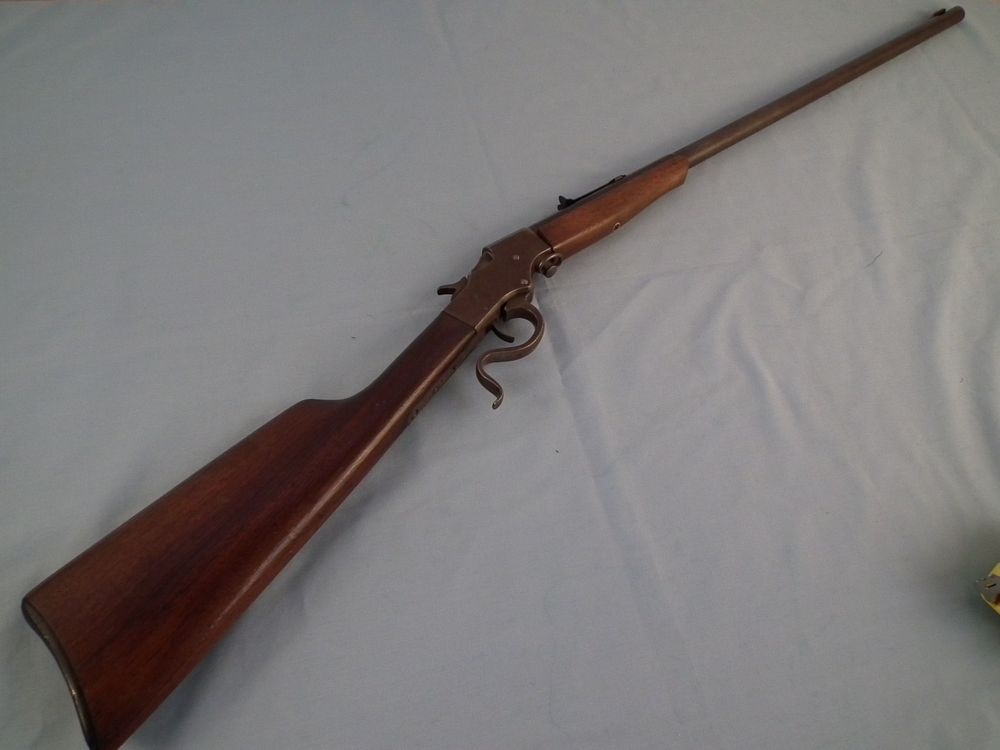 Appraisal: STEVENS FAVORITE RIFLE Rare caliber rimfire P rifle signed STEVENS