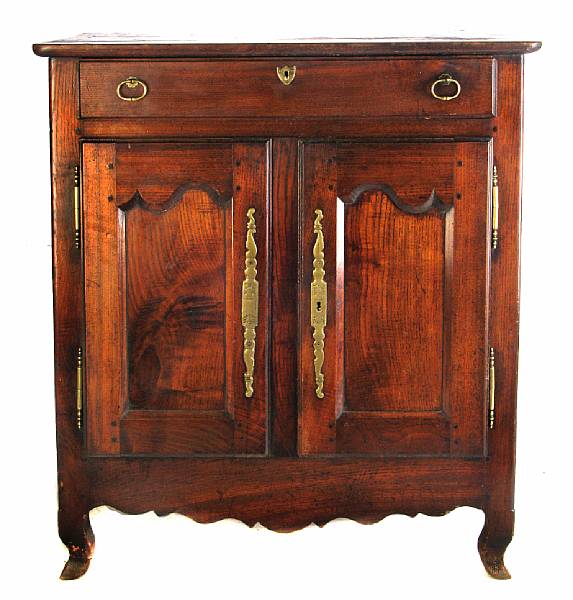 Appraisal: A Louis XV walnut buffet second half th century height