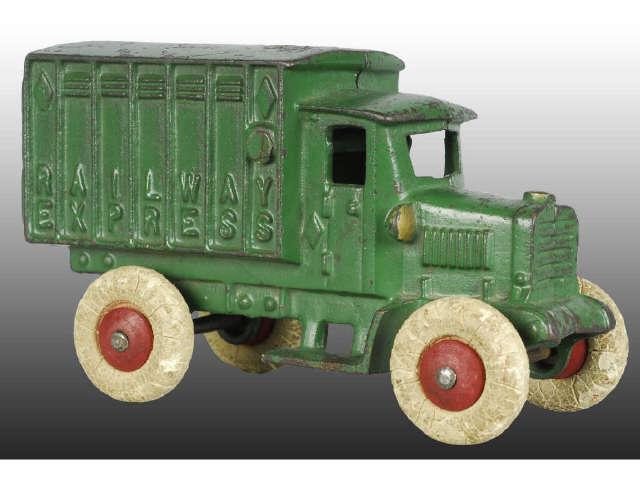 Appraisal: Lot of Hubley Railway Express Truck Toys Description Green Both