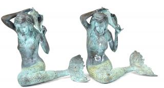 Appraisal: Mermaid Fountains Life Size Bronze Mermaid Fountain Life Size Bronze