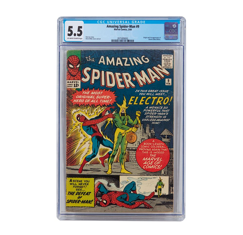 Appraisal: Spider-Man st Appearance of Electro The Amazing Spider-Man Marvel Comics