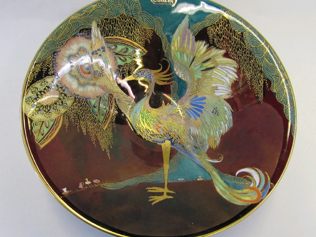 Appraisal: Carlton Ware 'Secretary Bird' pattern conical bowl pattern no diameter