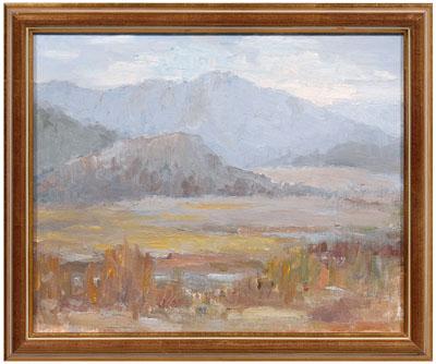 Appraisal: John Sylvan Brown painting Tryon North Carolina - Polk County