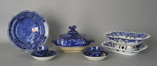 Appraisal: Staffordshire and pearlware th c to include cups and saucers