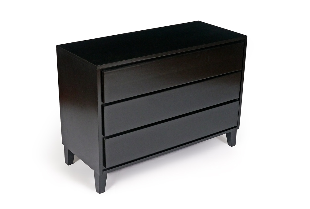 Appraisal: DRAWER DRESSER BY RUSSEL WRIGHT FOR CONANT BALL Black finish