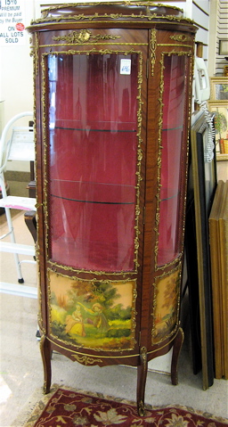 Appraisal: LOUIS XV STYLE VERNIS MARTIN VITRINE Spain th century the