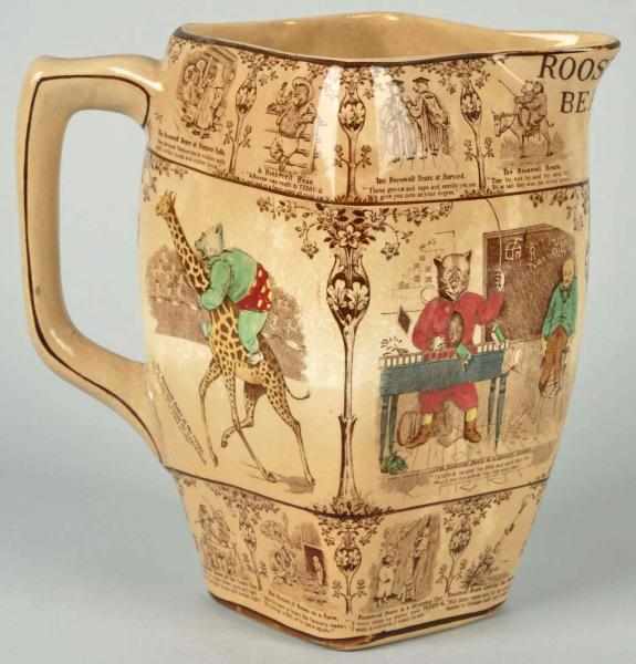 Appraisal: Buffalo Pottery Roosevelt Bears Milk Pitcher Staining but no damage