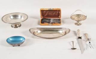 Appraisal: PIECE MISCELLANEOUS LOT OF SILVER TABLE WARES CONSISTING OF A