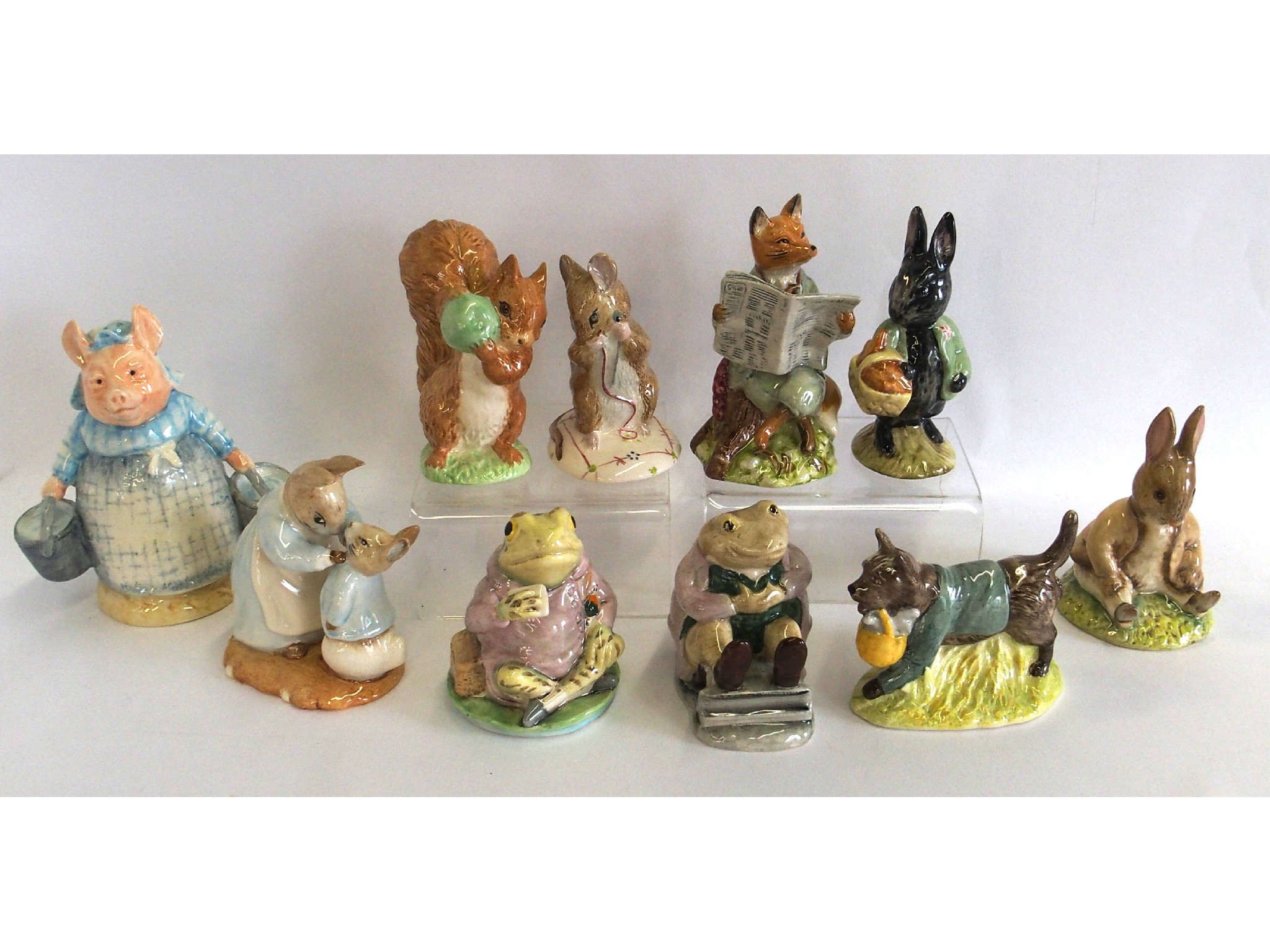 Appraisal: Ten Royal Albert Beatrix Potter figures John Joiner Little Black