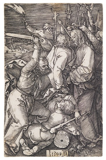 Appraisal: ALBRECHT D RER The Betrayal of Christ Engraving x mm