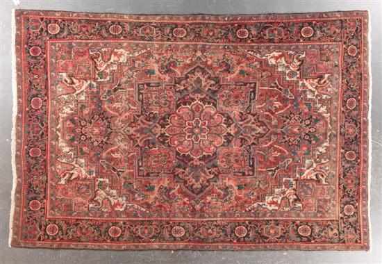 Appraisal: Sharabian Herez rug Iran circa x Estimate - Good condition