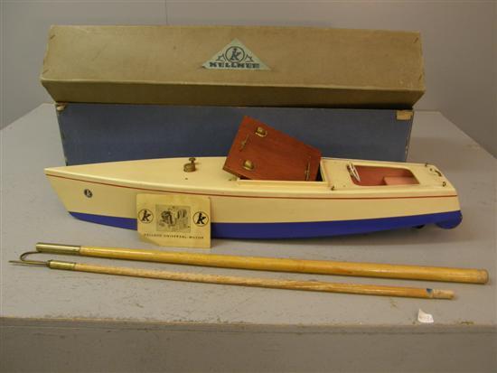 Appraisal: Keller model of a motor launch in original box and