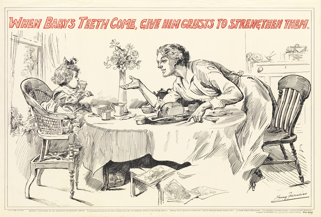 Appraisal: HARRY FURNISS - WHEN BABY'S TEETH COME GIVE HIM CRUSTS