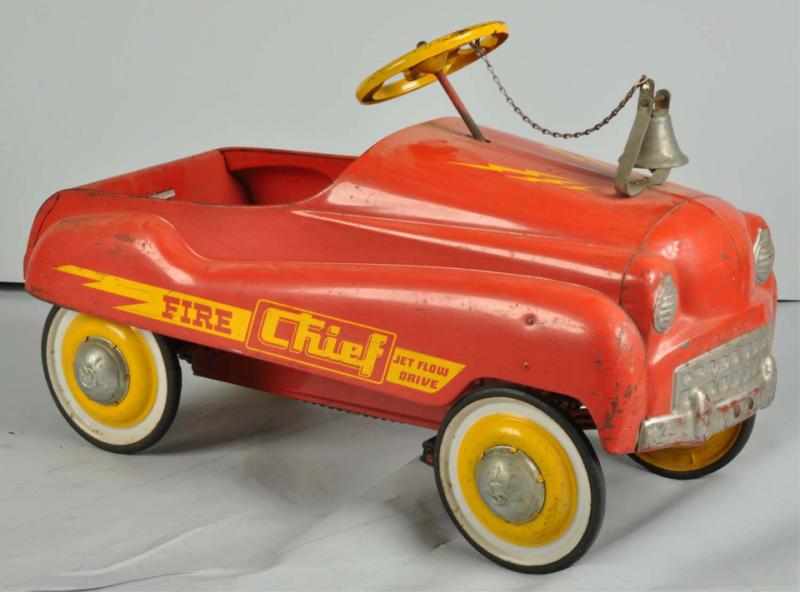 Appraisal: Pressed Steel Murray Comet Fire Chief Pedal Car Description s