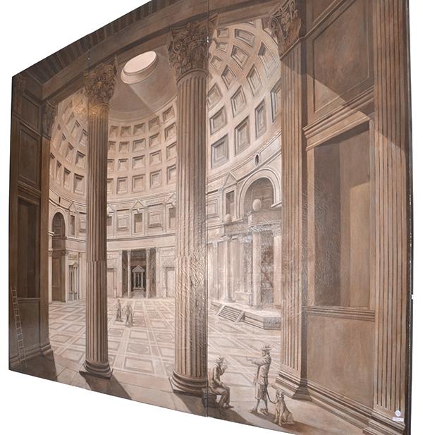 Appraisal: UNKNOWN ARTIST TWENTIETH CENTURY The Interior of the Pantheon after