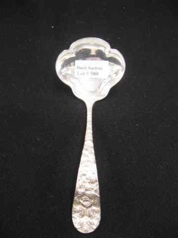 Appraisal: Schofield ''Baltimore Rose'' Sterling Silvergravy ladle circa excellent no monogram