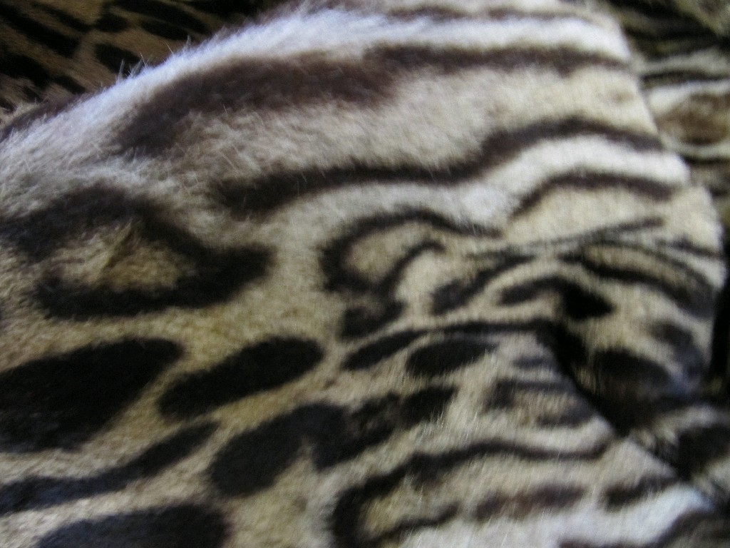 Appraisal: Box of furs - Ocelot coat etc