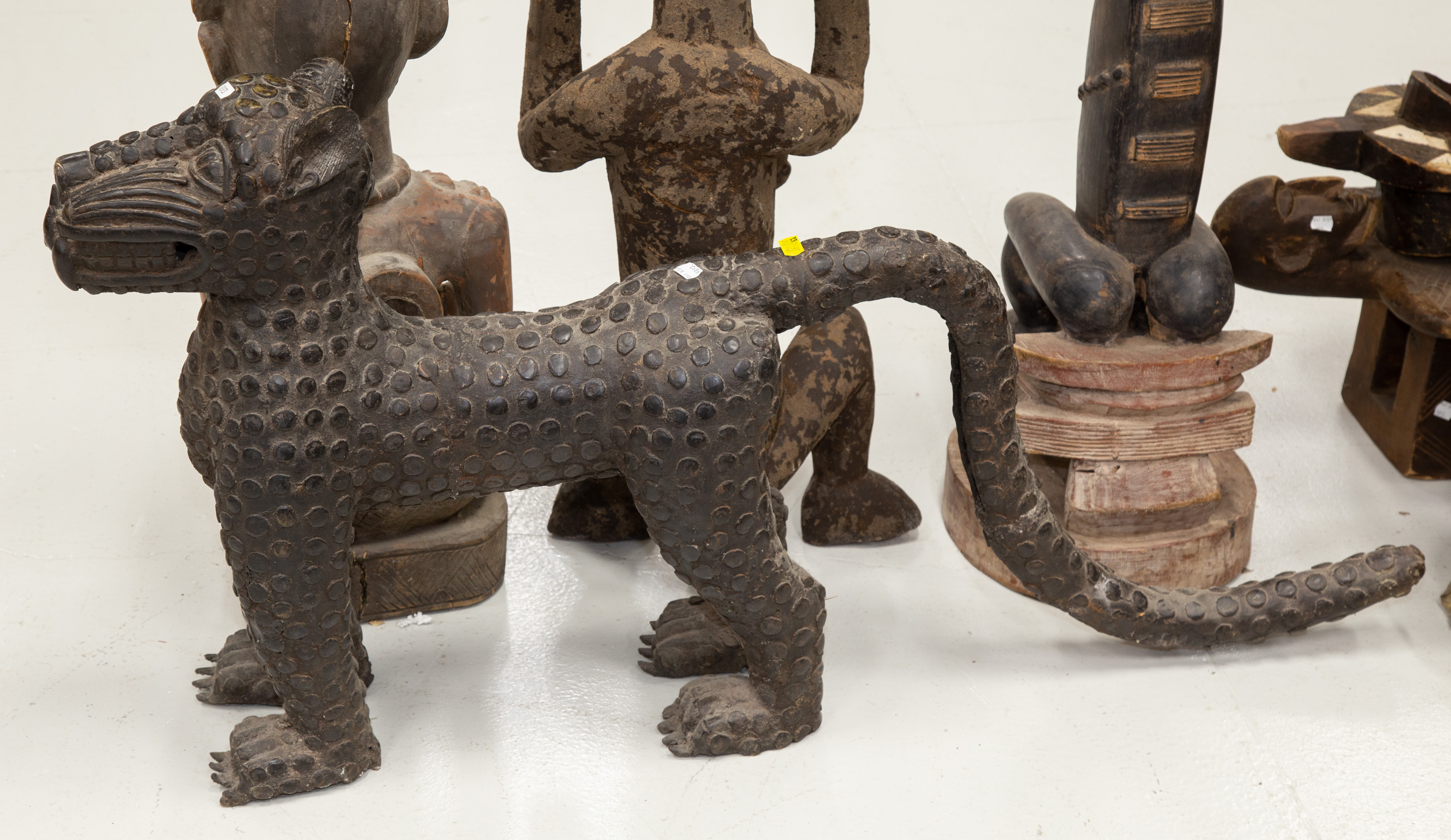 Appraisal: LARGE BENIN STYLE CAST BRONZE LEOPARD Nigeria th century