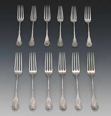 Appraisal: A Set of George W Shiebler Co Victorian Empire Sterling