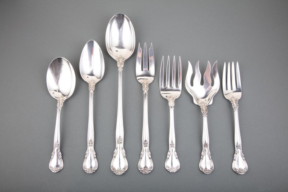 Appraisal: Good Group of Gorham Chantilly Sterling Silver Serving Forks and