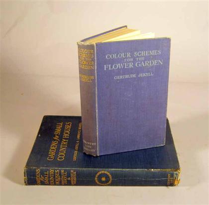 Appraisal: vols Gertrude Jekyll Jekyll Gertrude Weaver Lawrence Gardens for Small