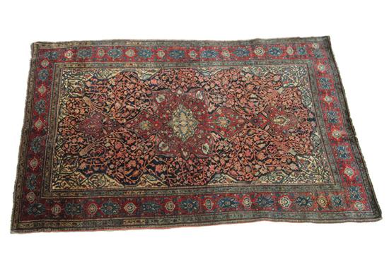 Appraisal: ORIENTAL RUG Ca Sarouk with intricate floral design ' ''