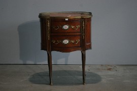 Appraisal: A Louis XVI style mahogany and gilt metal commode