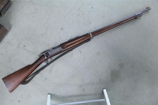 Appraisal: SPRINGFIELD RIFLE Model Krag '' round barrel caliber walnut stock