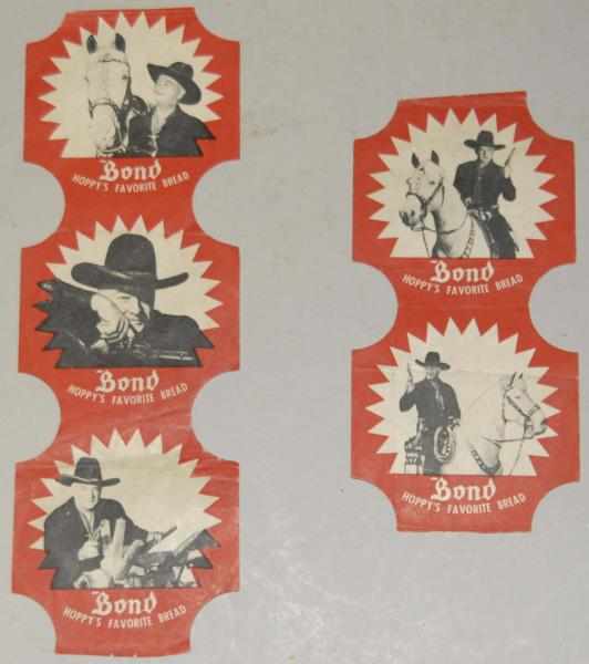 Appraisal: Lot of Scarce Bond Bread Advertising Labels Advertising Bond Bread