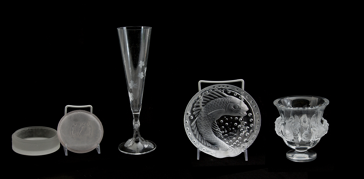 Appraisal: PIECE COLLECTION OF LALIQUE CRYSTAL An assembled collection of pieces