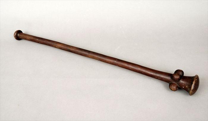 Appraisal: African Carved Wood Ceremonial Staff in